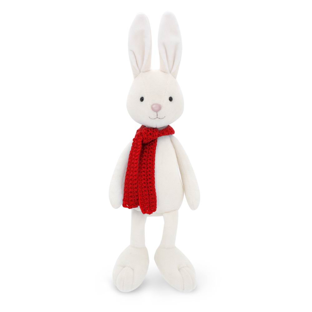 картинка 2313-191/20 Кролик Макс в красном шарфике 20 см от магазина KidParade  