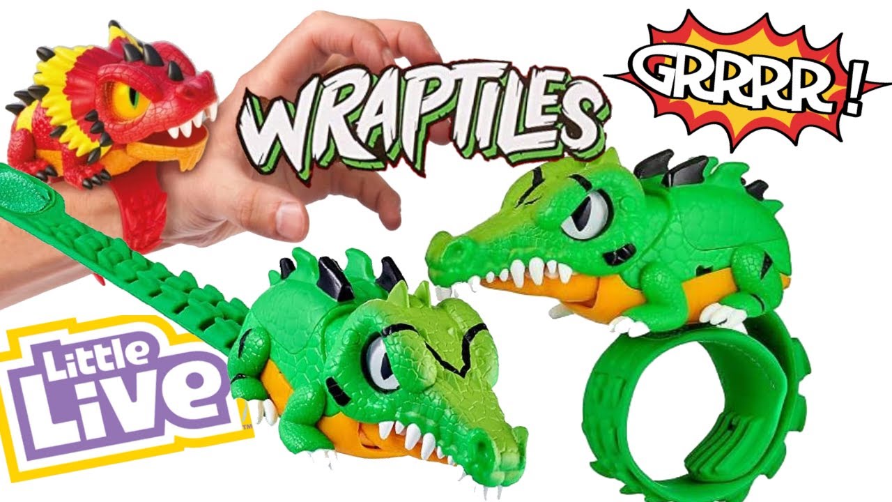 картинка Wraptiles Интерактивная игрушка-браслет Рептилия 28991 от магазина KidParade  