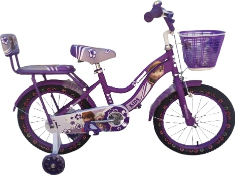 картинка HA212 Принцесса Велосипед (2 крыла,корзина,доп колеса)  от магазина KidParade  